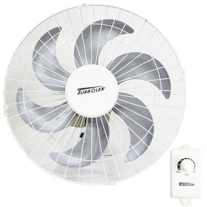 Imagem de Ventilador Parede 50cm 200W Industrial Turbo Turbão 6 Pás Bivolt 110V 220V Branco Vitalex