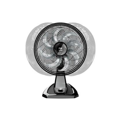 Imagem de Ventilador Parede/mesa 50cm 127v Preto Flow Turbo 180w C/ 8 Pas - Wap