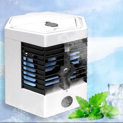 Imagem de Ventilador Portátil Usb Mini Para Refrescar Com Luz Led