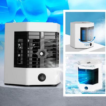 Imagem de Ventilador Portátil Usb Mini Para Refrescar Com Luz Led