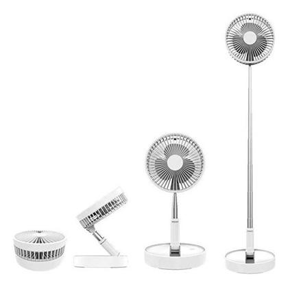 Imagem de Ventilador Retrátil Recarregável De Mesa Usb Bateria 7200mah