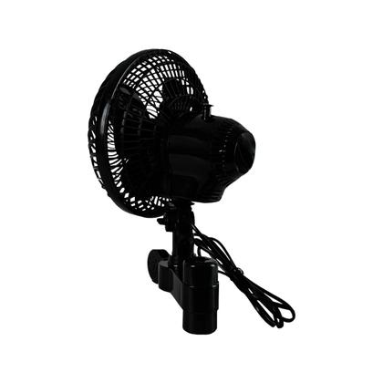 Imagem de Ventilador Silencioso 110V 20W Compacto Oscilante Preto leds indoor Parede Mesa Com Suporte Clips