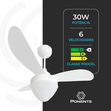 Imagem de Ventilador Teto Gale Inverter Para 2 Lâmpadas + Controle