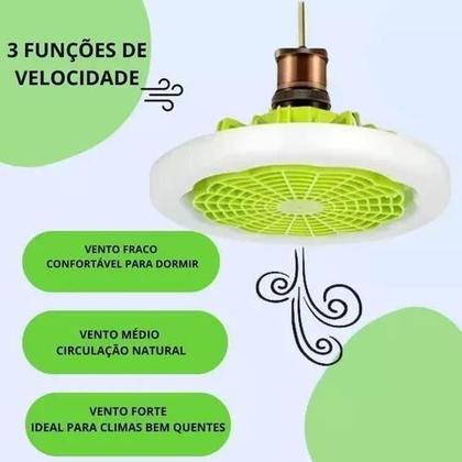 Imagem de Ventilador Teto Lâmpada: Design Versátil E Controle Remoto