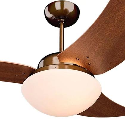 Imagem de Ventilador Teto Solano cor Cobre 127 Volts 130 Watts  Pás Tabaco TRON 
