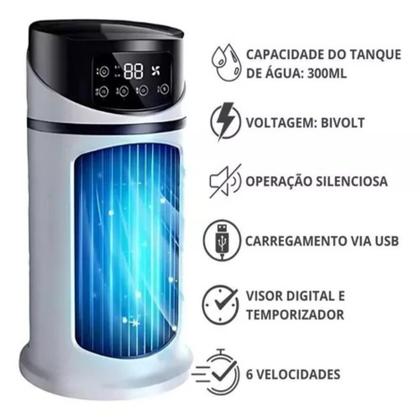 Imagem de Ventilador Torre Pulverização e Cristal de Gelo