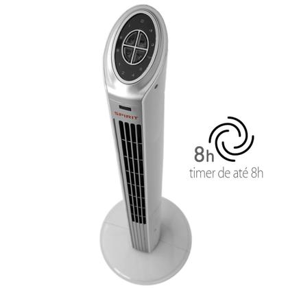Imagem de Ventilador Torre Spirit Maxximos Elegant Ts900 Branco Prata 127V
