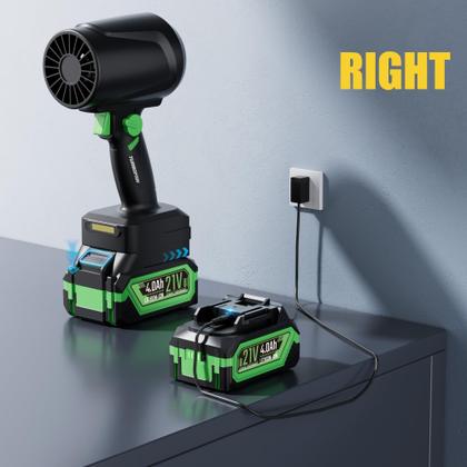 Imagem de Ventilador Turbo Dryer Performance Guru 21V sem fio com LED