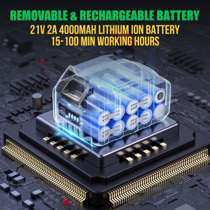 Imagem de Ventilador Turbo Dryer Performance Guru 21V sem fio com LED