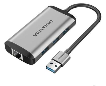 Imagem de Vention Usb3.0 Para Usb3.0 X 3 Rj45 Gigabit Ethernet Hub