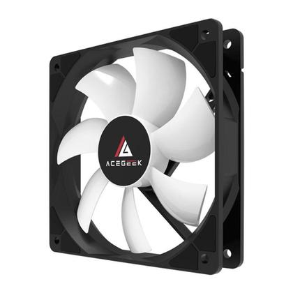 Imagem de Ventoinha Acegeek RW12, 120mm, Rainbow, Preto, AG-RW12-BK