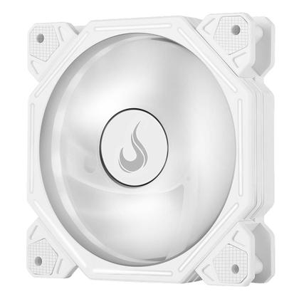 Imagem de Ventoinha Rise Mode Hex Turbine PWM, 120mm, Led ARGB, Branco - RM-H-ARGB-TOR-W