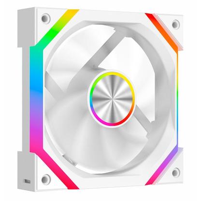 Imagem de Ventoinha Rise Mode Magneto X, 120mm, ARGB, Branco - RM-MAX-ARGB-W