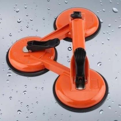 Imagem de Ventosa De Sucção Tripla Em Plástico Abs Starfer 75kg Vidro