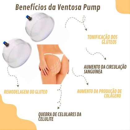 Imagem de Ventosas Para Glúteos Pump Up 16 E 19 Cm