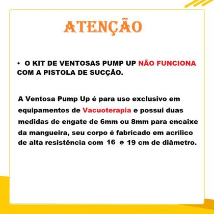 Imagem de Ventosas Para Glúteos Pump Up 16 E 19 Cm