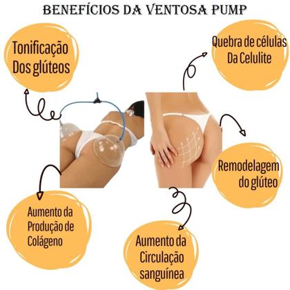 Imagem de Ventosas Para Glúteos Pump Up 16 E 19 Cm
