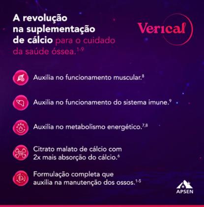 Imagem de Verical kit c/2 cxs c/60 cprs cada - resvertrol + cálcio ossos fortes + vitamina d3 + k2 + manésio