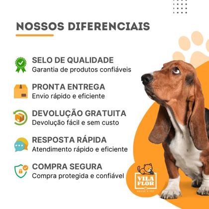 Imagem de Vermitril Comprimidos Mastigáveis Anti Carrapatos e Pulgas para Cães de 40 a 60 kg  Sabor Carne, Para Todas as Raças e Tamanhos