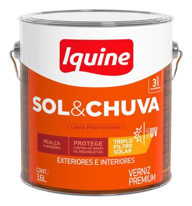 Imagem de Verniz act incolor 3,6l iquine sol e chuva