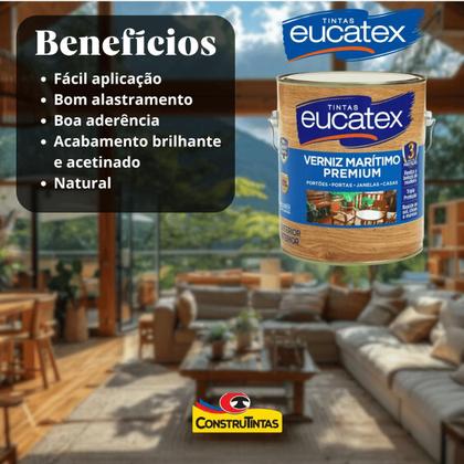 Imagem de Verniz Brilhante Natural Maritimo Eucatex 3,6L 58824