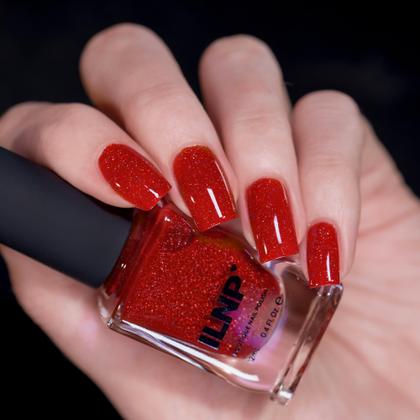 Imagem de Verniz de Unhas ILNP Joy - Vermelho Clássico Holográfico