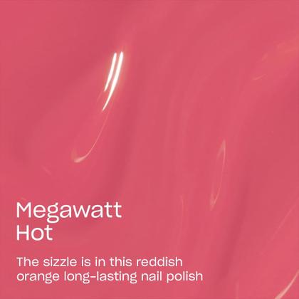 Imagem de Verniz de unhas OPI Infinite Shine Megawatt Hot Sheer Laranja Escuro