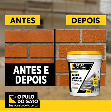 Imagem de Verniz Hidrofugante Blinda Umidade 18l Pulo Do Gato Acabamento Semi Brilho
