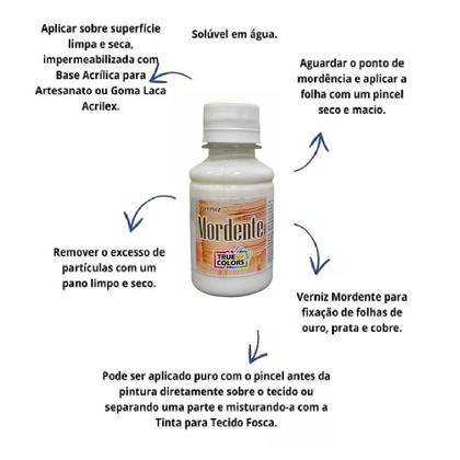 Imagem de Verniz mordente 100 ml - true colors