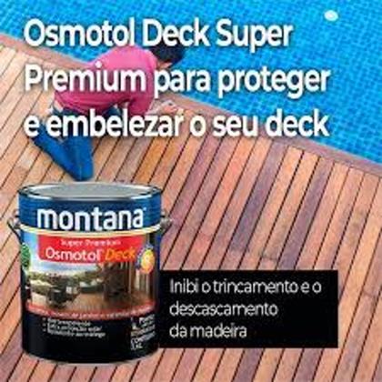 Imagem de Verniz para Deck Super Premium Ipê Semi Brilhante Osmotol 3,6L Montana Madeira
