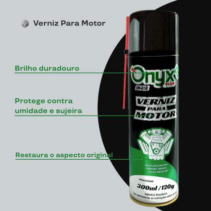 Imagem de Verniz para Motor Spray ONYX PLUS 300ml Brilho Proteção
