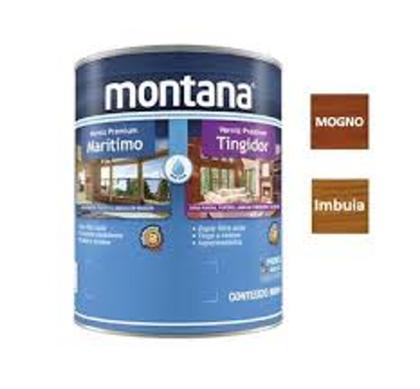 Imagem de Verniz Premium Base Água Tingidor Mogno Brilhante 3,6L Montana