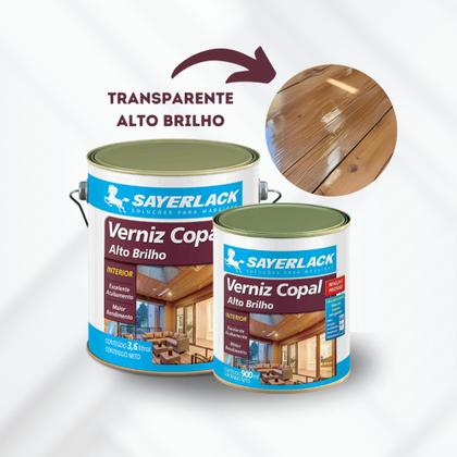 Imagem de Verniz Premium Copal Incolor Brilhante 3,6L Sayerlack
