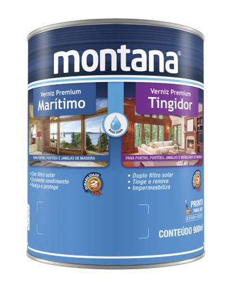 Imagem de Verniz Premium Marítimo Base Água Natural Acetinado 900ml Montana