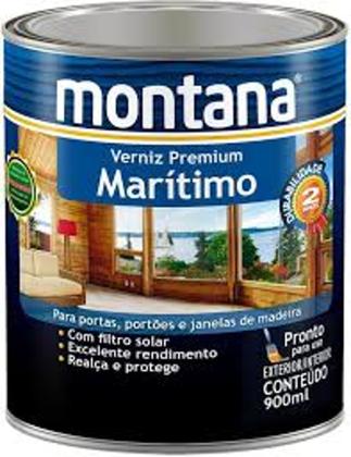 Imagem de Verniz Premium Marítimo Natural Brilhante 900ml Montana Madeira