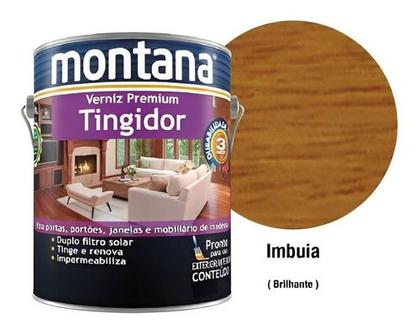 Imagem de Verniz Premium Tingidor Brilhante Imbuia  900 Ml - Montana