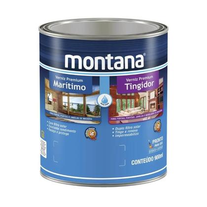 Imagem de Verniz Premium tingidor Imbuia Base Água Montana Profissional Externo e Interno Alta Qualidade 3,6L