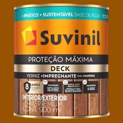 Imagem de Verniz Proteção Máxima Deck Acetinado Natural com 0,9 Litro - 50739839 - SUVINIL