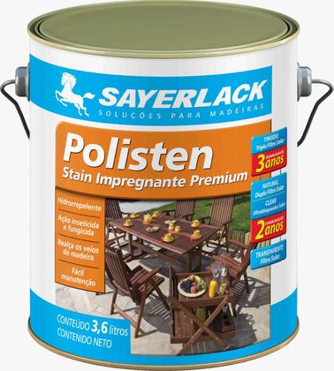 Imagem de Verniz Stain Polisten 3,6L Transparente Sayerlack
