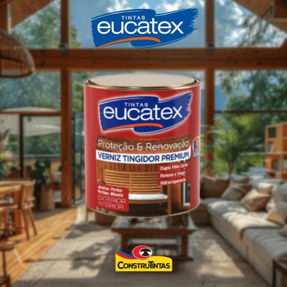 Imagem de Verniz Tingidor Brilhante Mogno 900ml - EUCATEX.