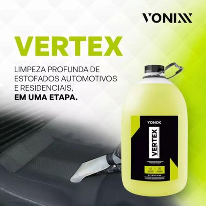 Imagem de Vertex Limpador Estofados Bancos Carpetes Tapetes Concentrado 5L - Vonixx