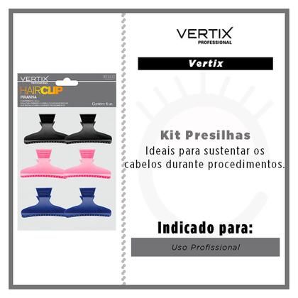 Imagem de Vertix Hair Clip Kit - 6 piranhas