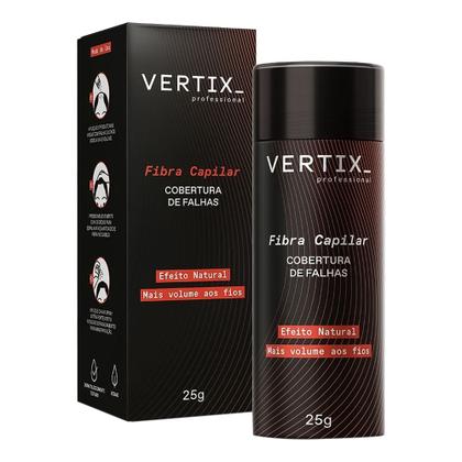 Imagem de Vertix Professional Fibra Capilar Preto 25g