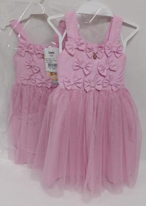 Imagem de Vestido Alça Brilhoso Tule Luxo Menina Festa LessaKids B9163