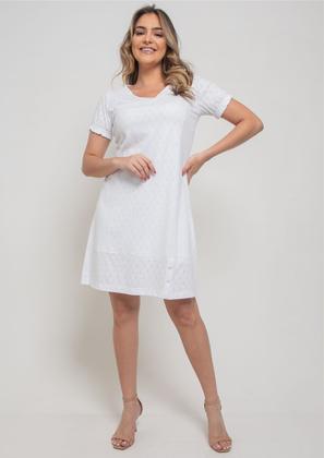 Imagem de Vestido Algodão Pau a Pique Básico Branco