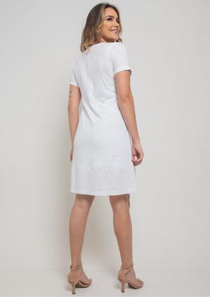 Imagem de Vestido Algodão Pau a Pique Básico Branco