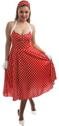 Imagem de Vestido Anos 60  Retrô Adulto