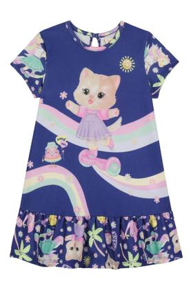 Imagem de Vestido Baby Estampado Azul Verão-KUKIÊ