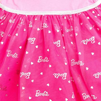 Imagem de Vestido Barbie Little Girls de tule rosa sem mangas tamanho 7-8