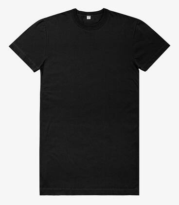 Imagem de Vestido Básico T-Shirt Feminino Rovitex Preto